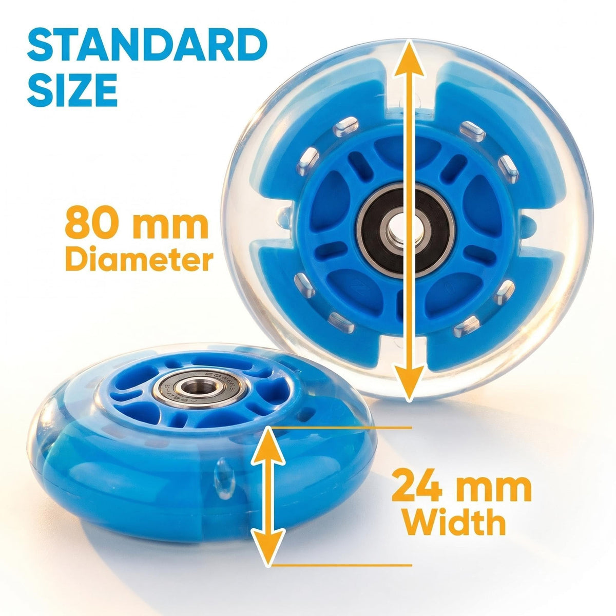 Light Up Scooter Wheels (2-Pack) F927