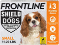 Flea & Tick Treatment for Small Dogs 11-20 lbs, Count of 3 W470445