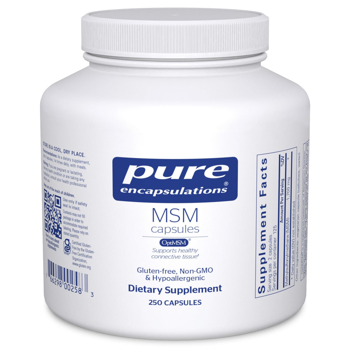MSM Capsules, 250 Capsules P355589