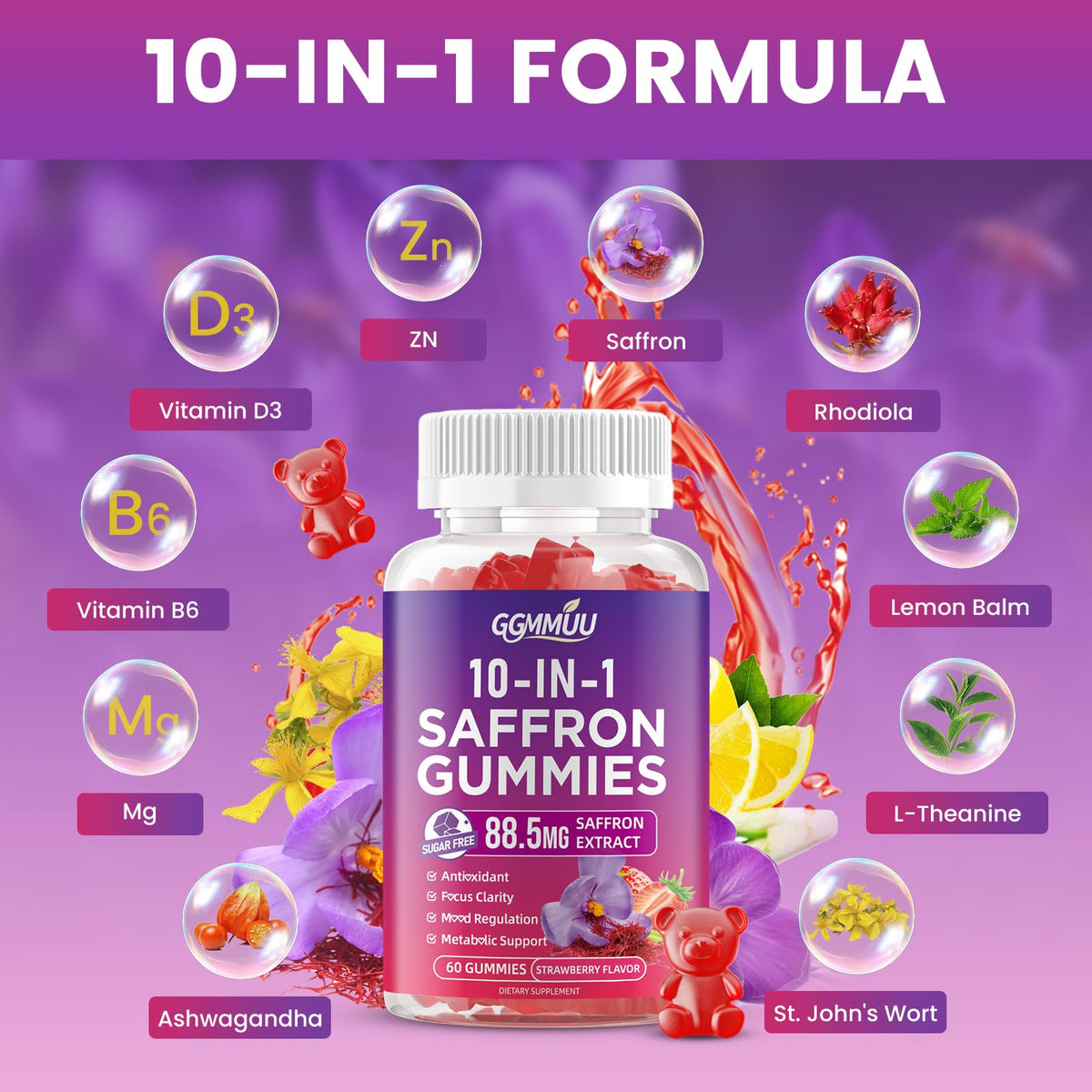 Strawberry Flavor 120 Count Gummies P213303
