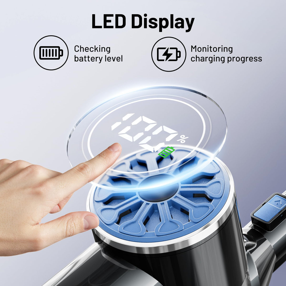 Cordless Stick Vacuum with LED Screen H69776