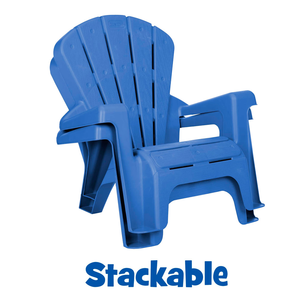 Blue 2 Pack Kids Outdoor Chair Set Z453
