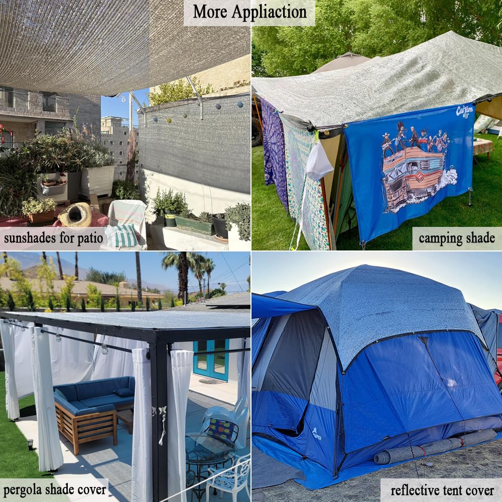 10x25 FT Aluminet Shade Cloth C3095
