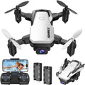 Mini Drone with 720P Camera, Foldable RC Quadcopter, White I66104