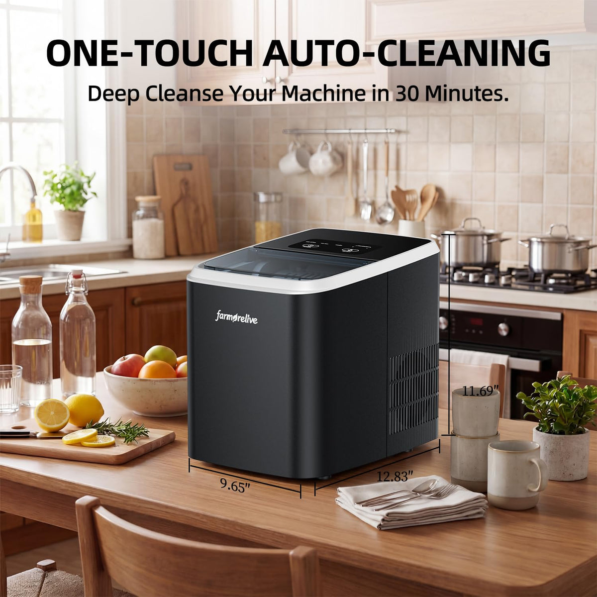 Portable Stainless Steel Ice Maker V2639