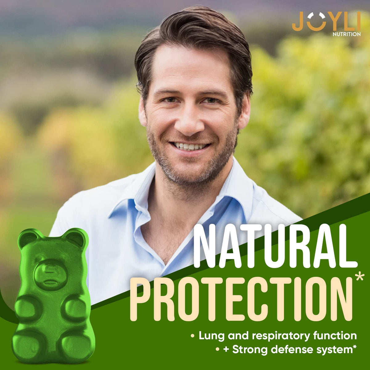 Sugar-Free Vegan Gummies with Mullein Leaf & Reishi Mushroom W76576