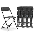Folding Chairs 10 Pack 550LBS Capacity Heavy Duty Black N575522