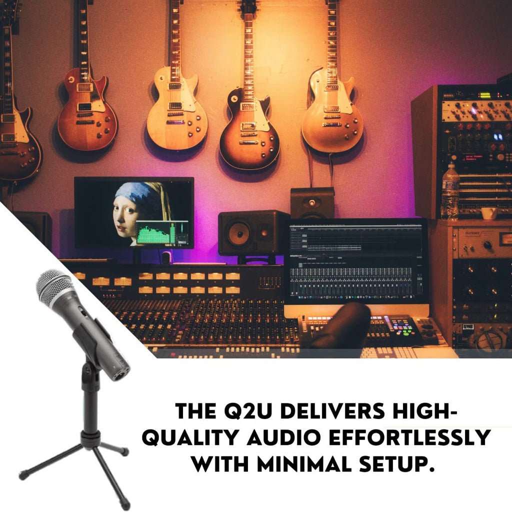 Black USB/XLR Dynamic Microphone Pack A21935