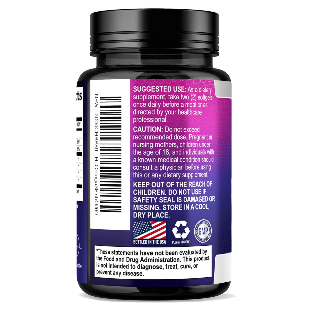 2400mg Omega 3 Fish Oil Softgels Y5093