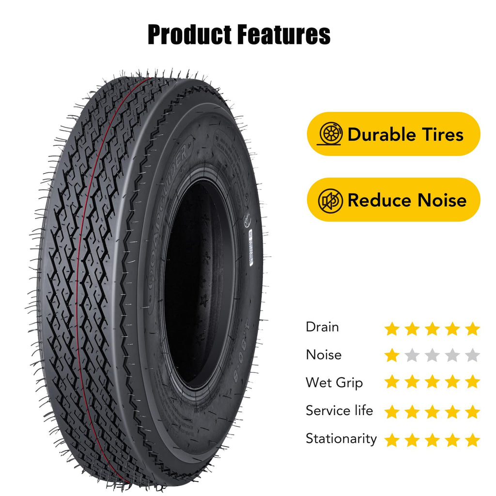 8 Inch Trailer Tires 2 Pack Z243609