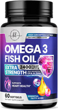 2400mg Omega 3 Fish Oil Softgels Y5093