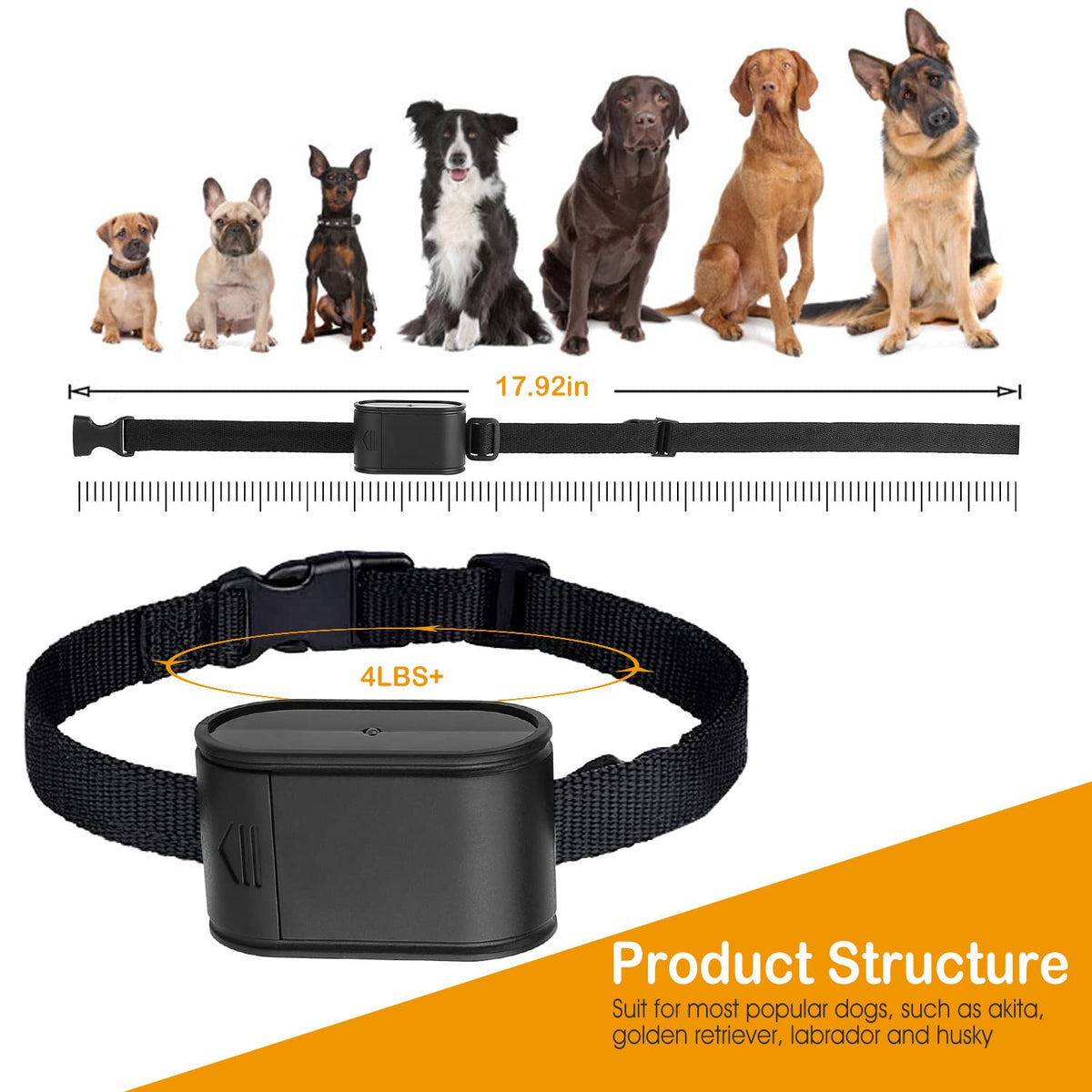 Electric Dog Fence System with 2 Collars V7584