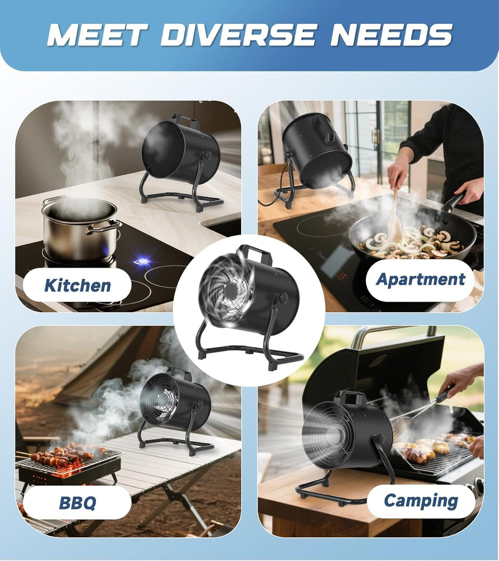 8'' Portable Range Hood with Switch U107249