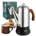 Electric Stainless Steel Coffee Percolator 8 Cup Z18122