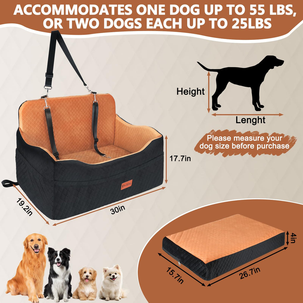 Large Dog Car Seat with 4 in Cushion M81570