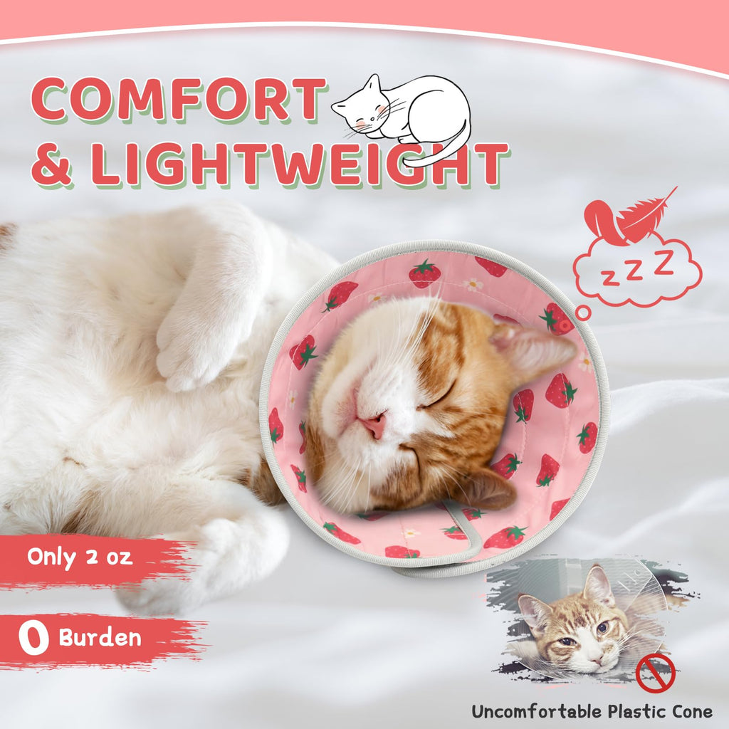 Soft Adjustable Foldable Cat Cone Collar P57807