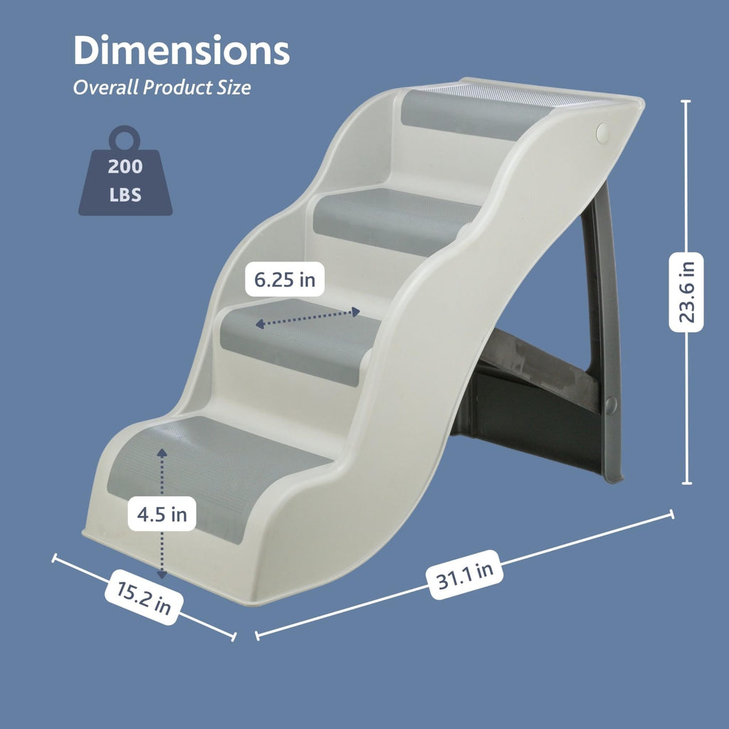 Lightweight 4-Step Pet Stairs G32958