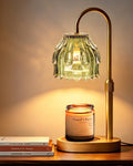 Adjustable Height Green Candle Warmer Lamp P598