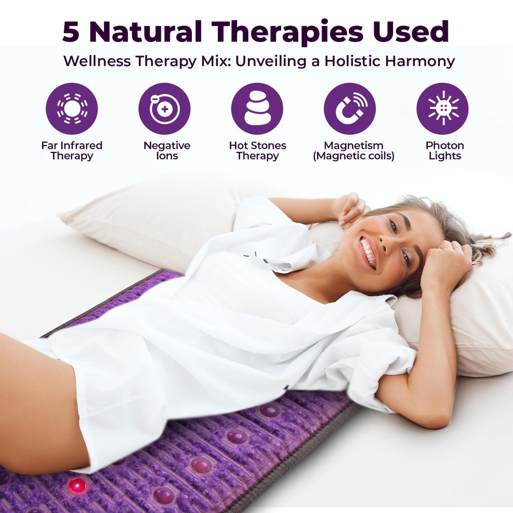 Far Infrared Amethyst Heating Pad Mini 32" L x 20"W R525858