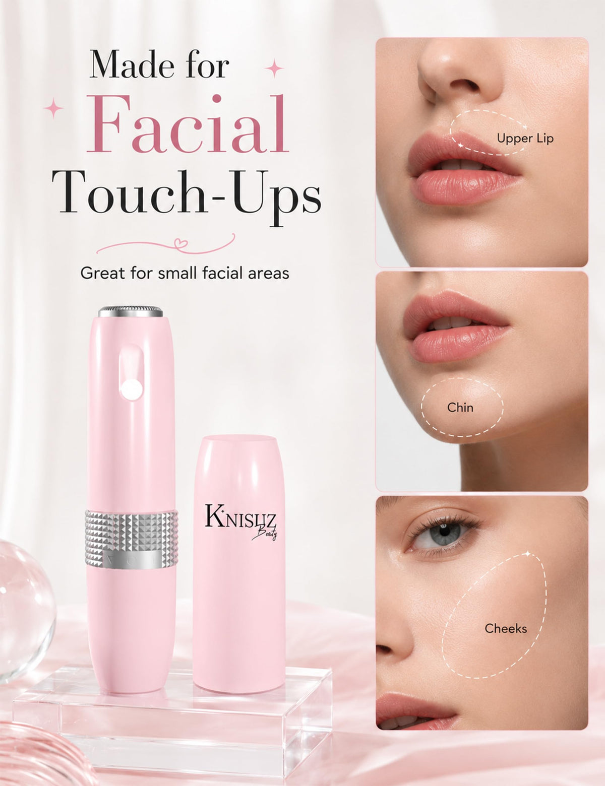 2-in-1 Facial Hair Removal and Eyebrow Trimmer R43054