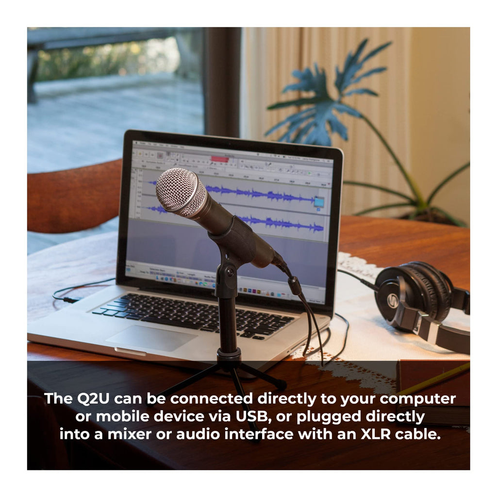 Black USB/XLR Dynamic Microphone Pack A21935