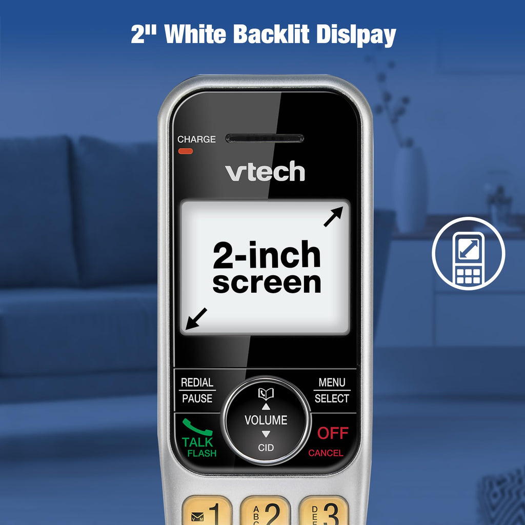 2-Handset Cordless Phone System with Call Block Y43264