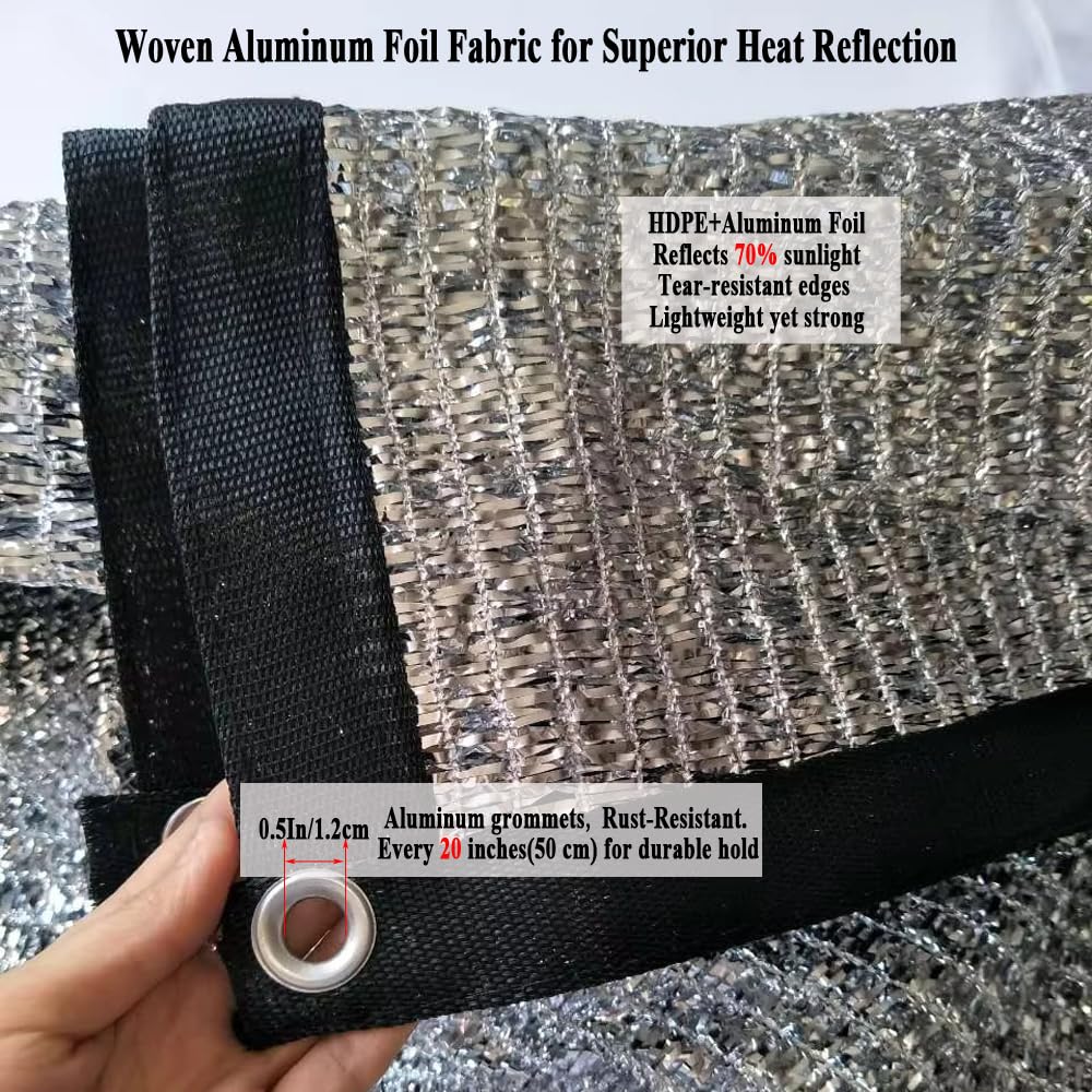 10x25 FT Aluminet Shade Cloth C3095