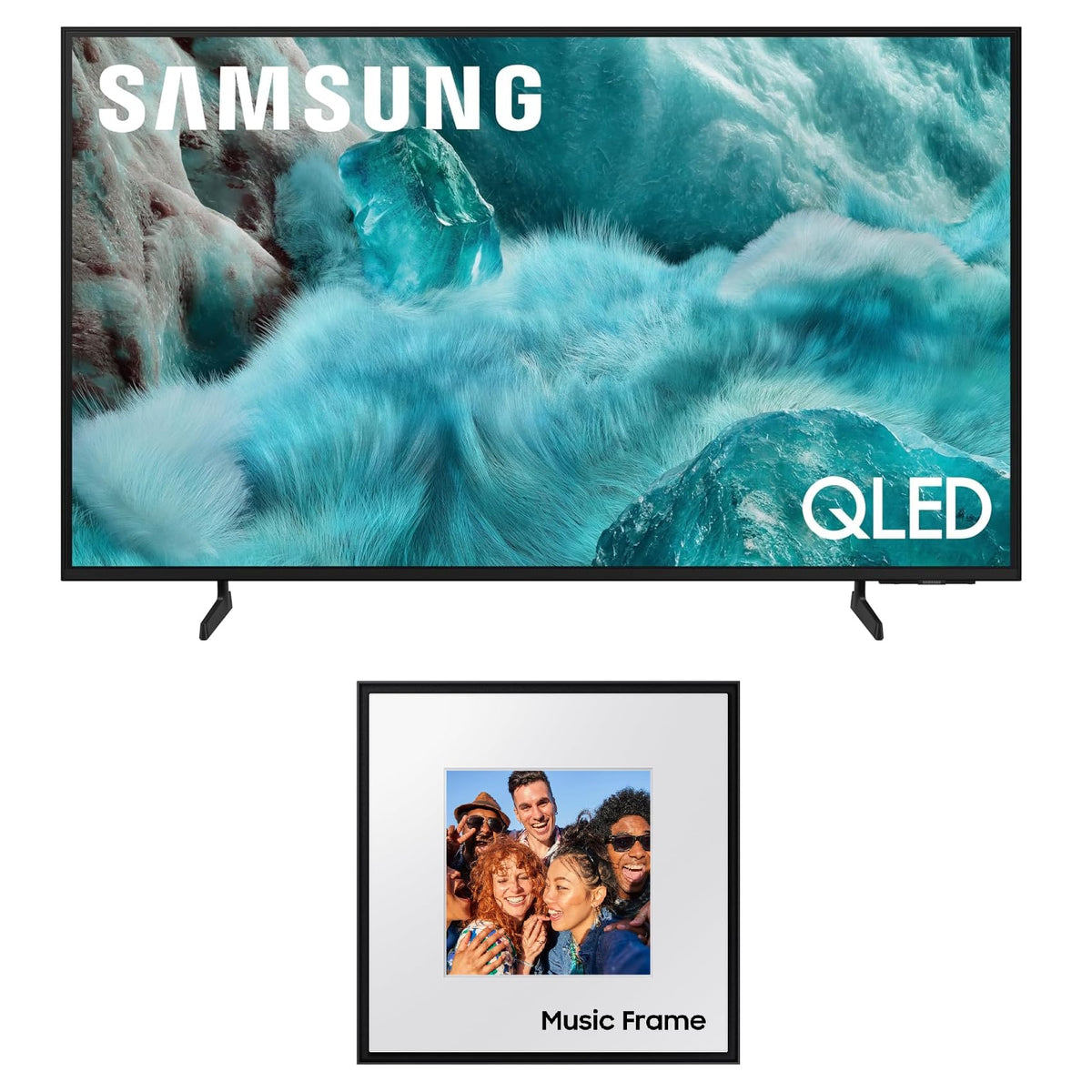 43 Inch QLED 4K Smart TV with 2.0 Channel Photo Frame Speaker D9877