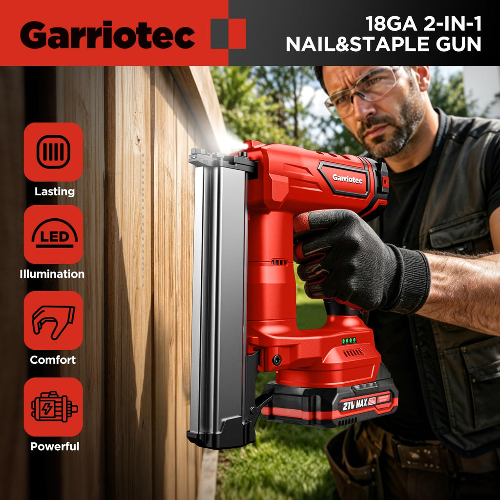 21V Brushless Cordless Pin Nailer Kit 2.0 Ah J2068