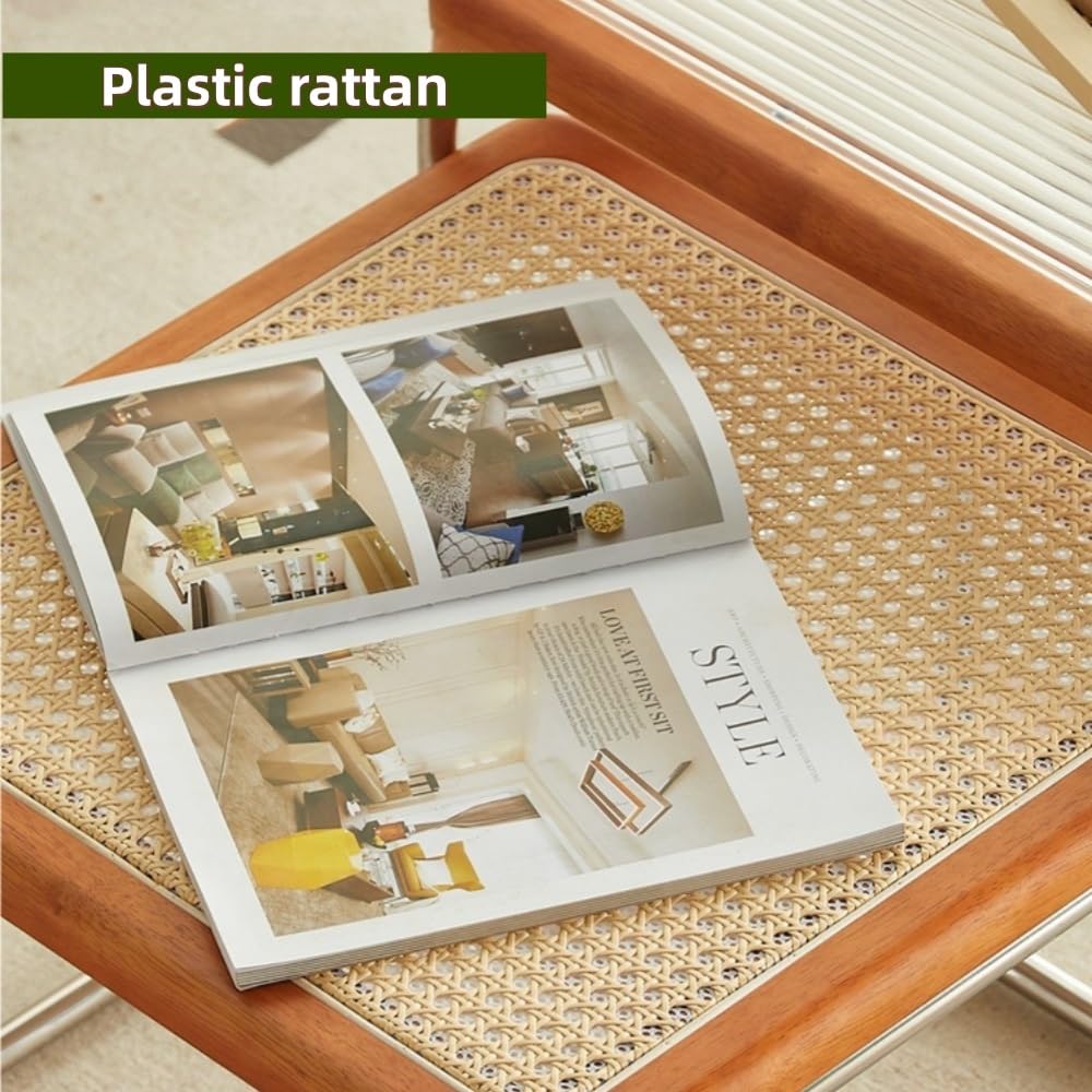 Set of 2 Square Nesting Coffee Tables Rattan Tempered Glass Brown A1616