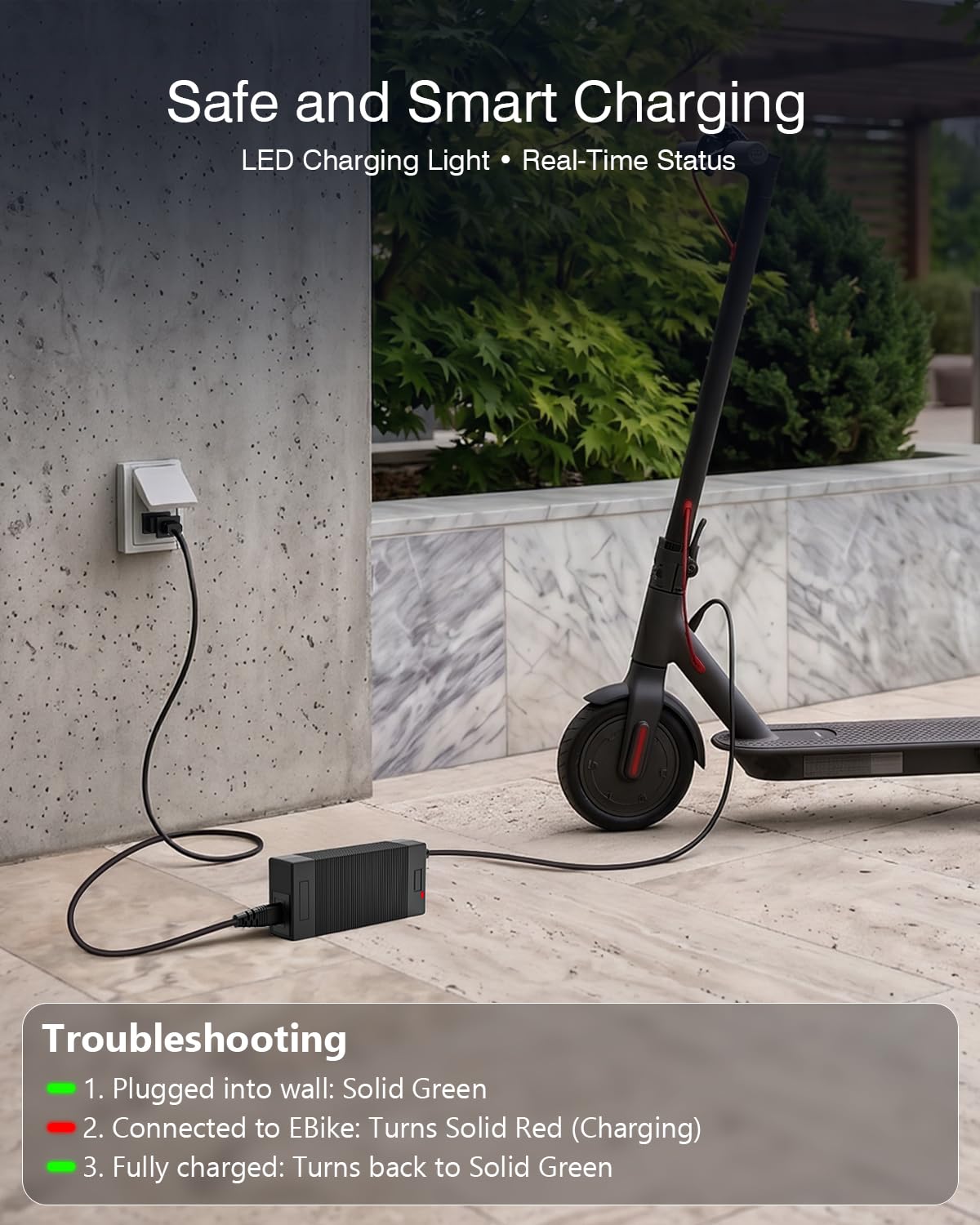 42V 2A Electric Scooter Charger W960