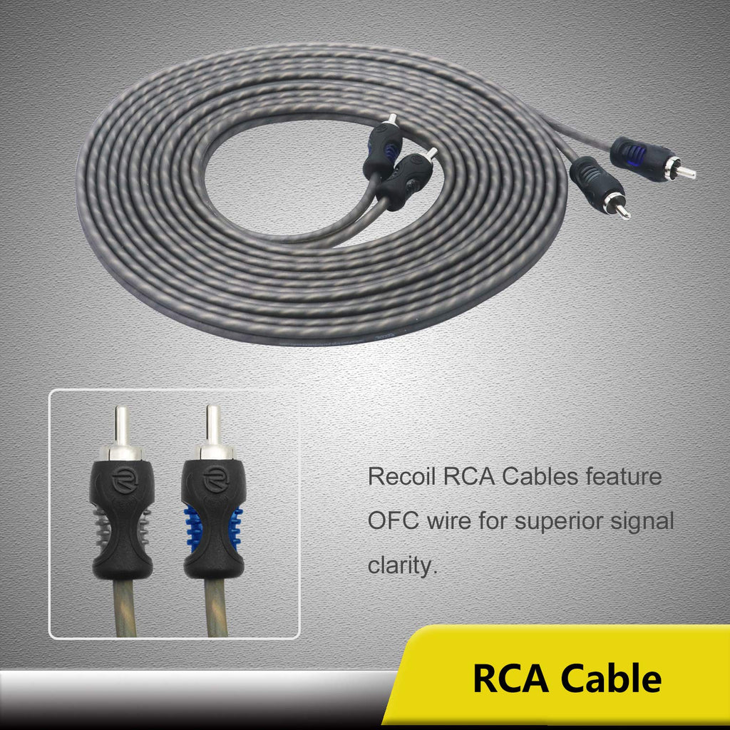4 Gauge CCA Amplifier Wiring Kit with OFC RCA Cable H159489