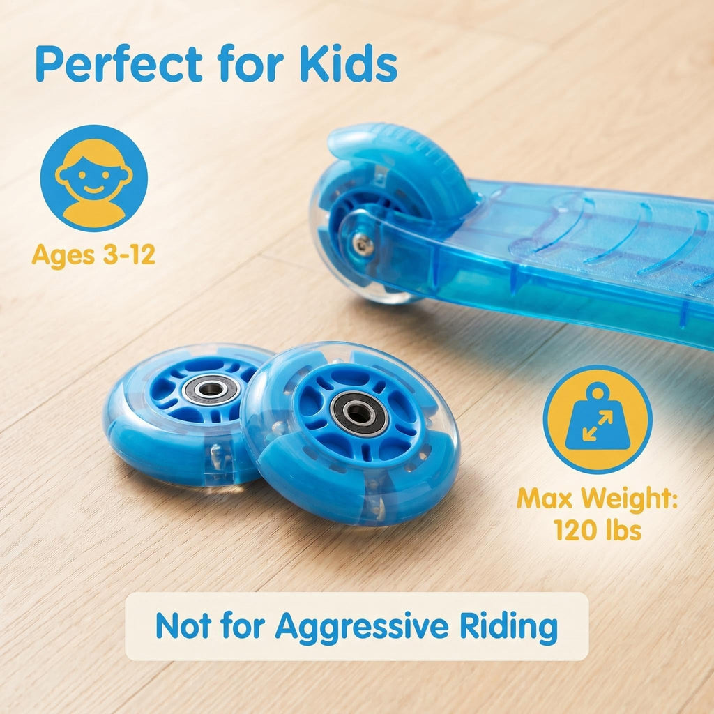 Light Up Scooter Wheels (2-Pack) F927