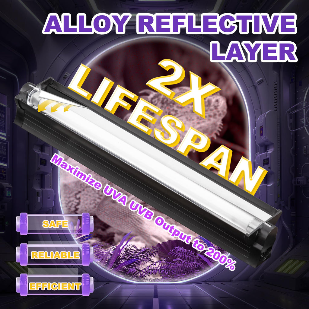 8W 5.0 UVB Reptile Light Fixture C643