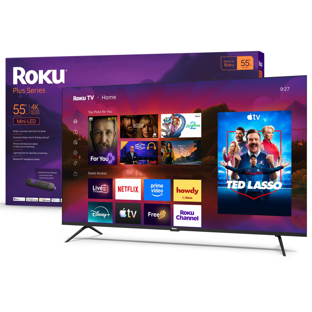 55-Inch 4K QLED Mini-LED Smart TV X449568