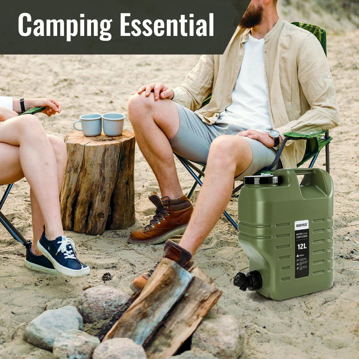 3.2 Gallon Camping Water Jug with Spout C278632
