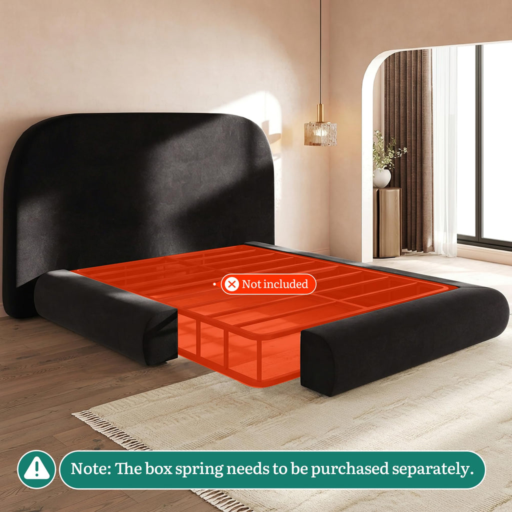 Queen Size Bed Frame with Headboard G348