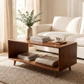 39" Rectangular Solid Wood Coffee Table P144