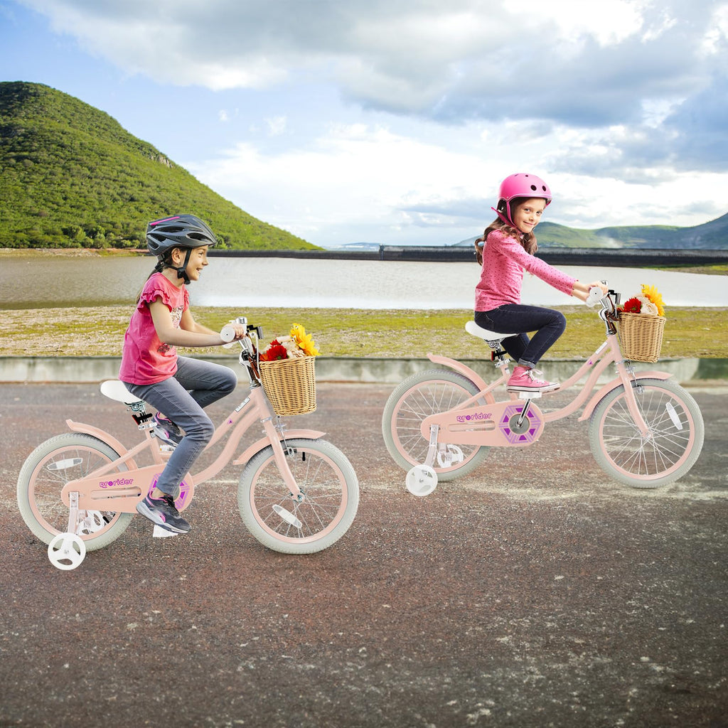 14 16 18 Inch Kids Bike with Training Wheels Q747840