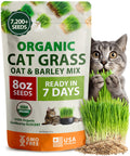 Organic Cat Grass Seeds 8oz Oat & Barley A30466