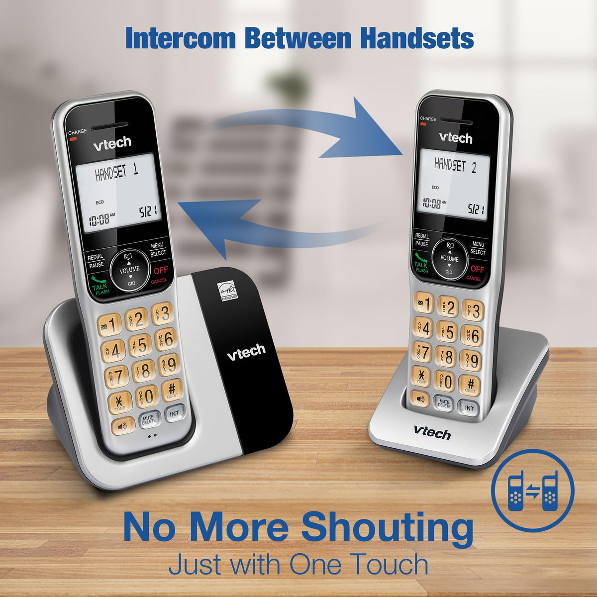 2-Handset Cordless Phone System with Call Block Y43264