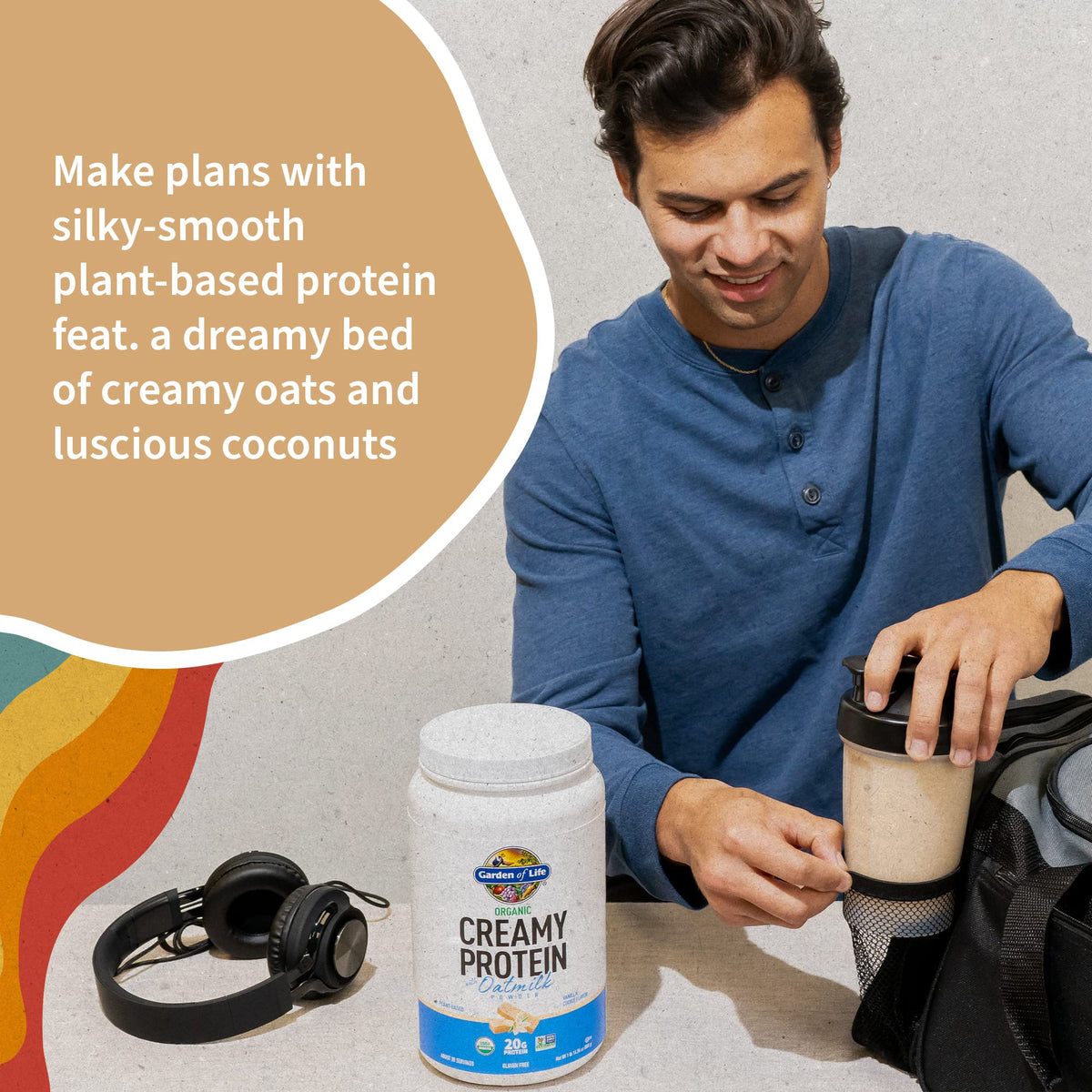 Vanilla Cookie Plant Protein Powder E522