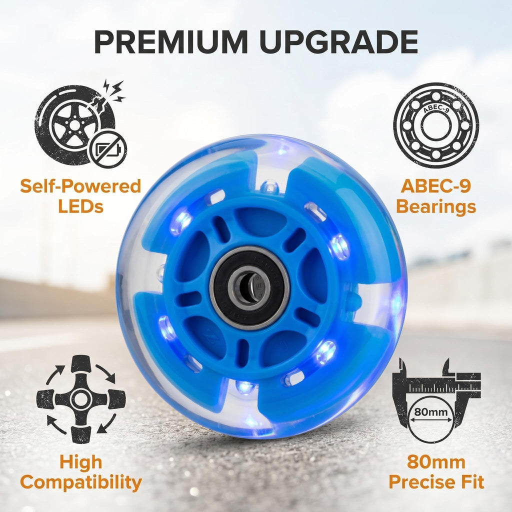 Light Up Scooter Wheels (2-Pack) F927