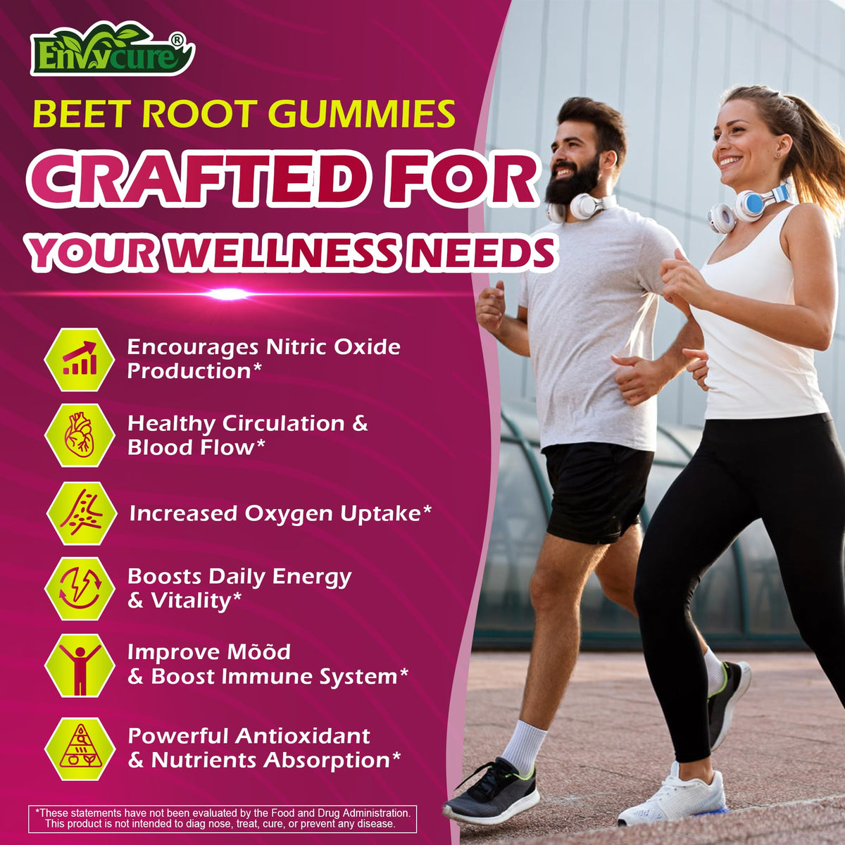 Beet Root Gummies with L-Citrulline & L-Arginine, Sugar Free B385