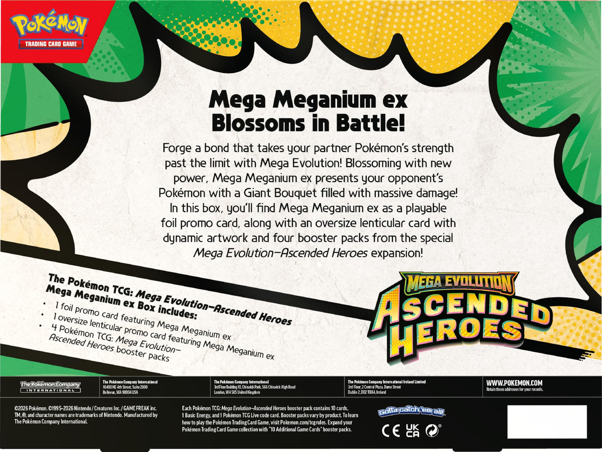 Pokemon TCG Mega Evolution Mega Meganium ex Box R32447