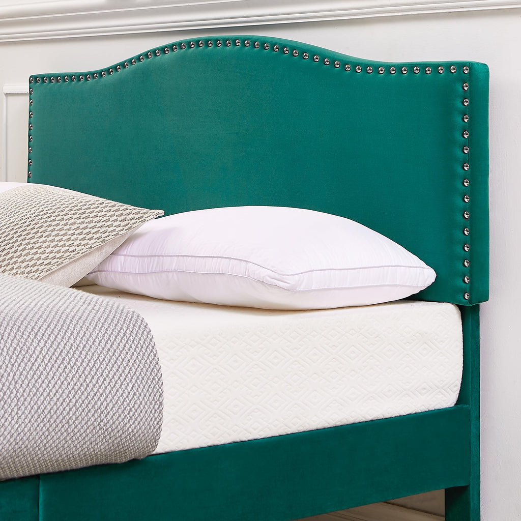Full Platform Bed Frame with Adjustable Upholstered Headboard N10578