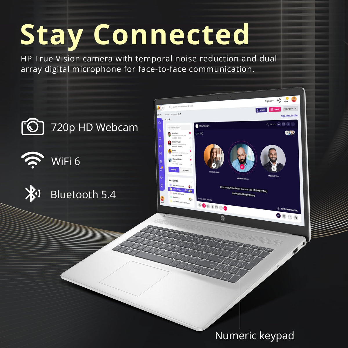 17.3" HD+ Touchscreen Laptop, AMD Ryzen 5, 16GB RAM, 1.5TB Storage, Silver N4822