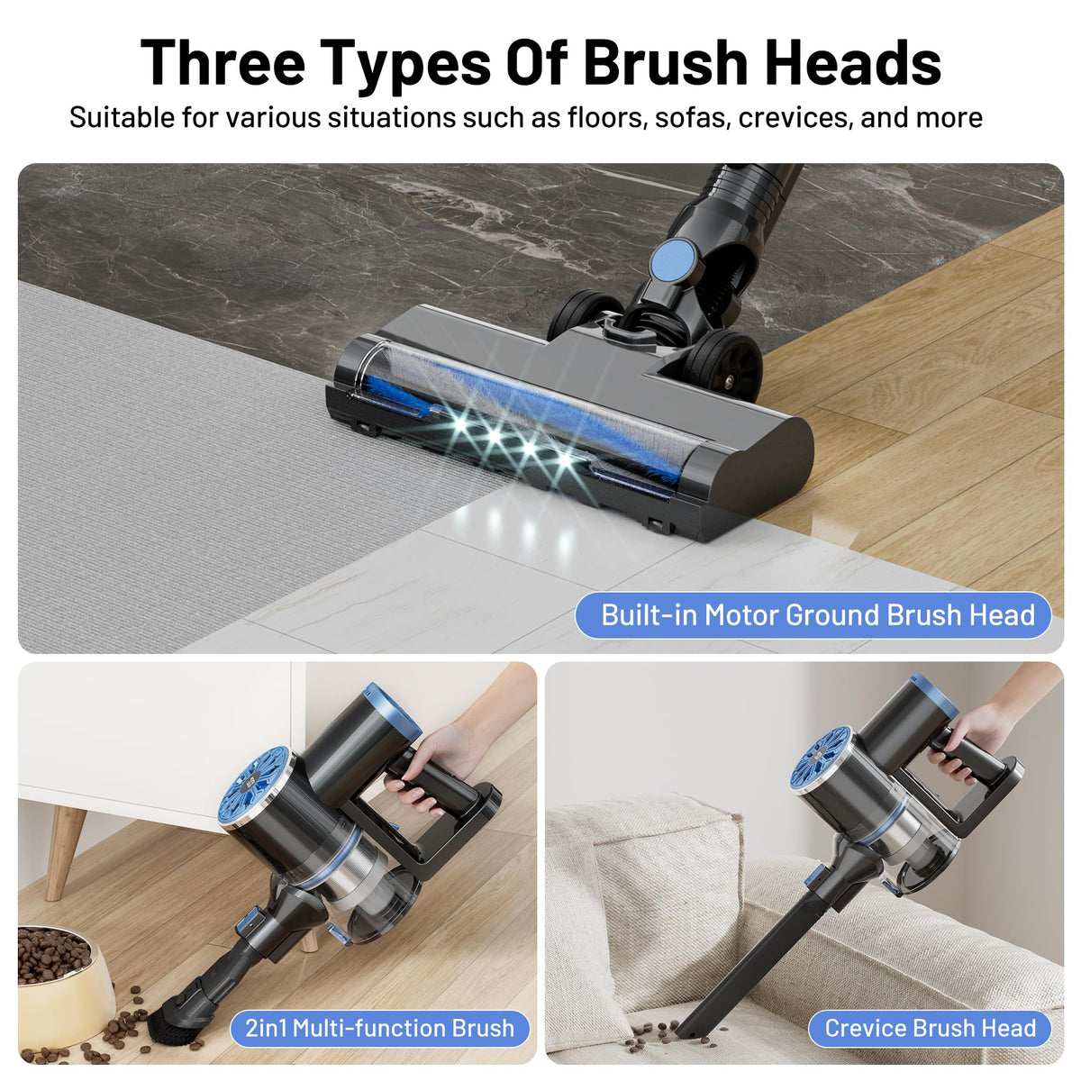 Cordless Stick Vacuum with LED Screen H69776