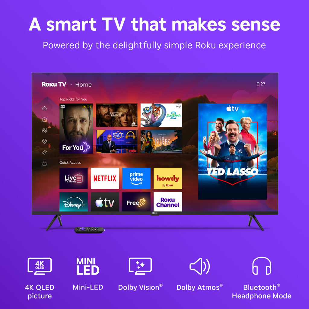 55-Inch 4K QLED Mini-LED Smart TV X449568
