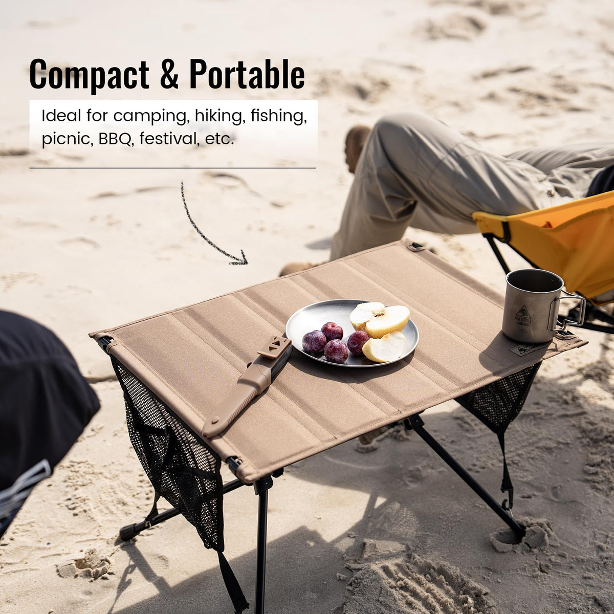 Ultralight Foldable Camping Table 2.4 lbs Y481